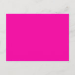 All Hot Pink Nothing But Color Pink Postcard at Zazzle