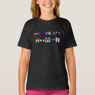 All Human Black T-Shirt