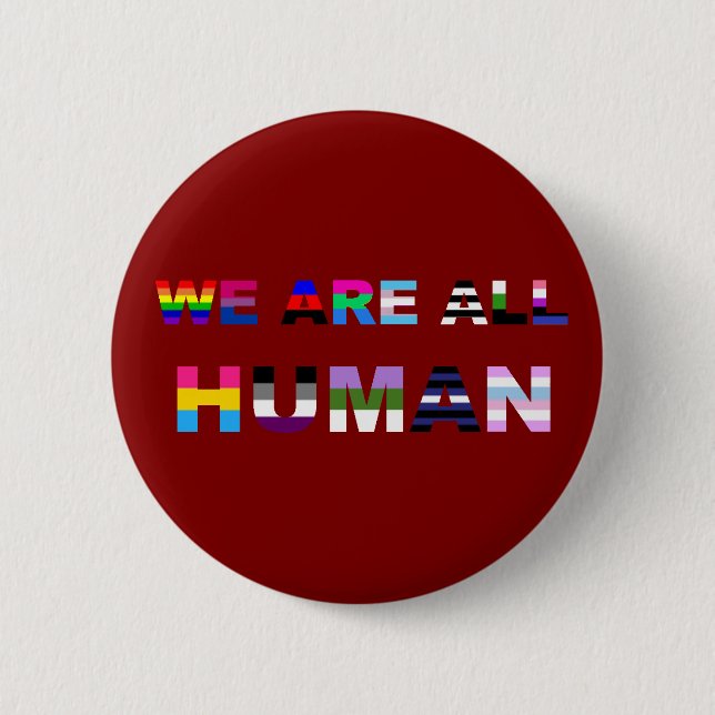 All Human Red Button (Front)