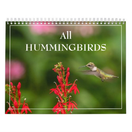 All Hummingbirds Calendar