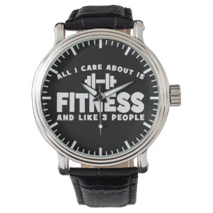 All I Care About Is Fitness - Funny Fitness Watch