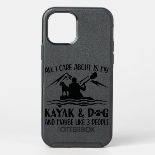 All I care about is my kayak dog and maybe like 3  OtterBox Symmetry iPhone 12 Pro Case