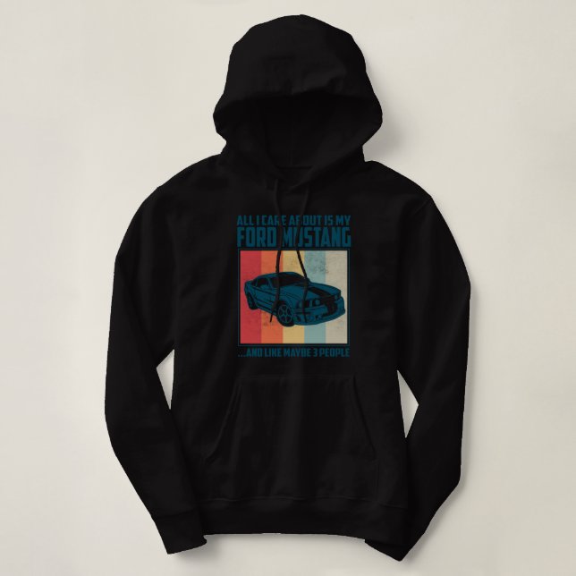 All I Care About Is My Pontiac Gto and like maybe  Hoodie (Design Front)