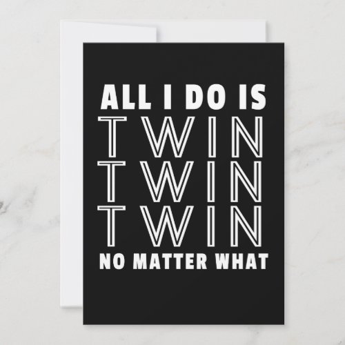 All I Do Twin _ Funny Tee for Mommy  Dad of Twins Save The Date