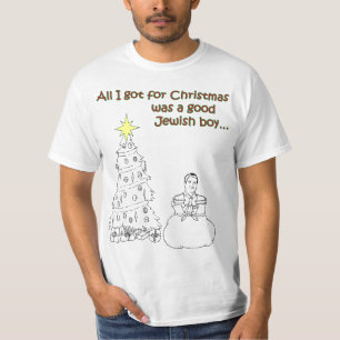 All I got for Christmas was a good Jewish boy T-Shirt