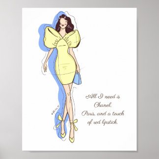 All I need, fashion times Poster
