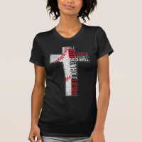 All I Need Is Baseball & Jesus Christian Cross Fai