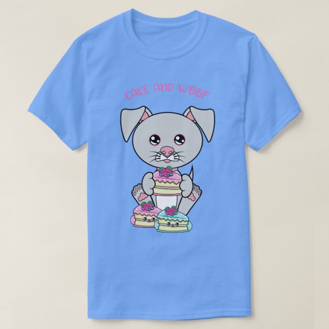 All I Need is cake and dogs cake and dogs T-Shirt (Design Front)