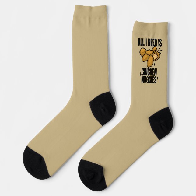All I Need Is Chicken Nuggies Socks (Left)