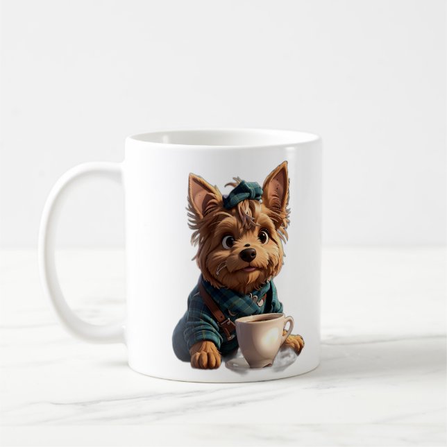 All I Need Is Coffee And My Yorkie Mug (Left)