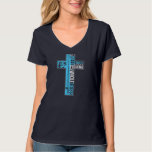 All I Need Is Fishing &amp; Jesus Christian Cross Fish T-Shirt