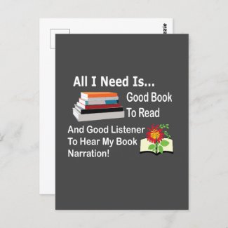 All I Need Is Good Book and Good Listener Reading