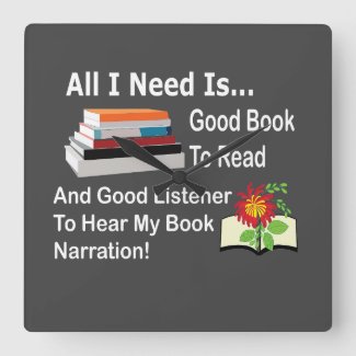 All I Need Is Good Book and Good Listener Reading 