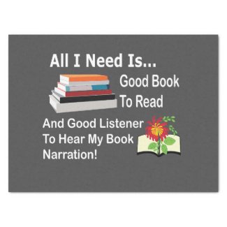 All I Need Is Good Book and Good Listener Reading