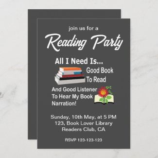 All I Need Is Good Book and Listener Reading Party