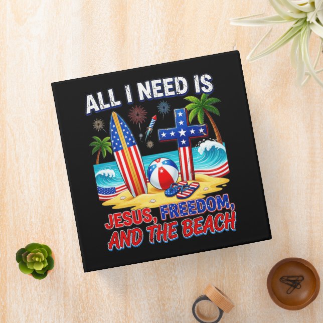 ALL I NEED IS JESUS 3 RING BINDER (In Situ)