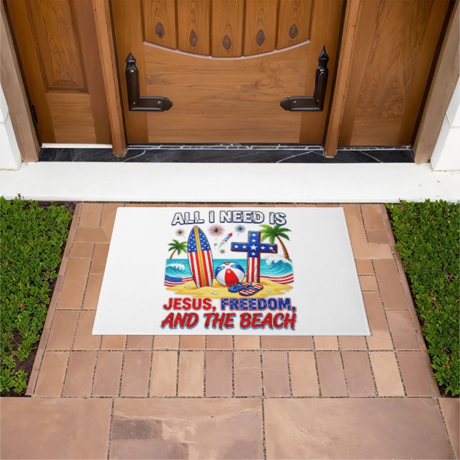 ALL I NEED IS JESUS DOORMAT (Outdoor)