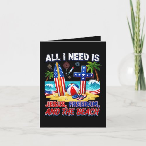 ALL I NEED IS JESUS HOLIDAY CARD