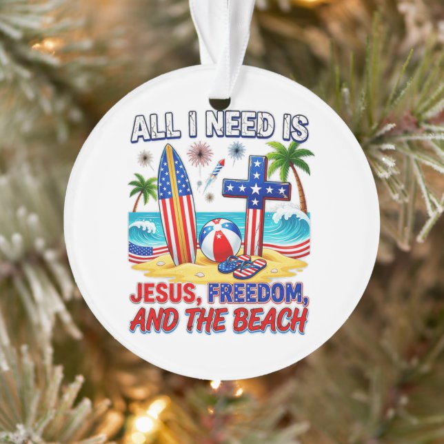 ALL I NEED IS JESUS ORNAMENT (Tree)