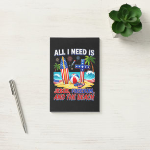 ALL I NEED IS JESUS POST-IT NOTES
