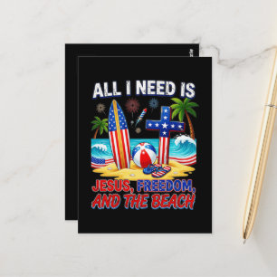 ALL I NEED IS JESUS POSTCARD