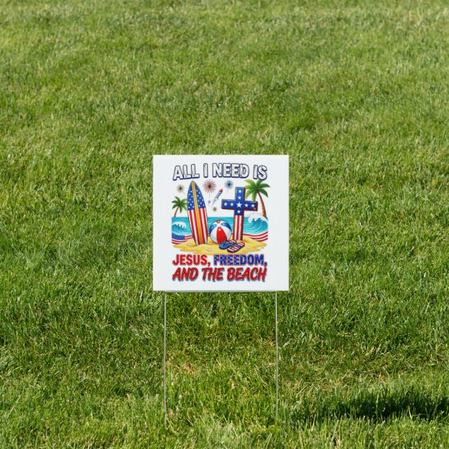 ALL I NEED IS JESUS SIGN (Insitu)