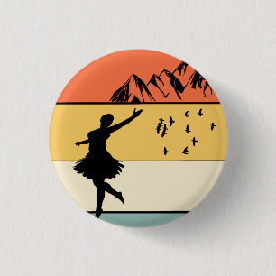 All I need is love and Highland Fling Dance gift  Button