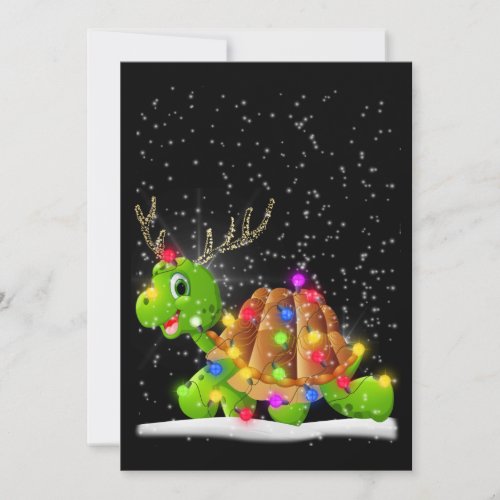 All i need is love to Loves And A Turtle Holiday Card