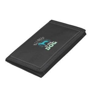 All I Need Is My Dog Lover Tri-fold Wallet