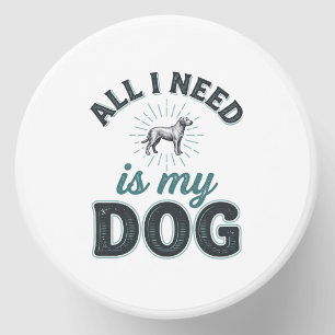 All I Need Is My Dog Vintage Engraving Dog Lover D Mini Candle Favors