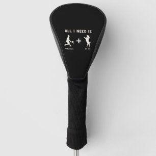 All I Need is Pickleball + My Dog   Golf Head Cover