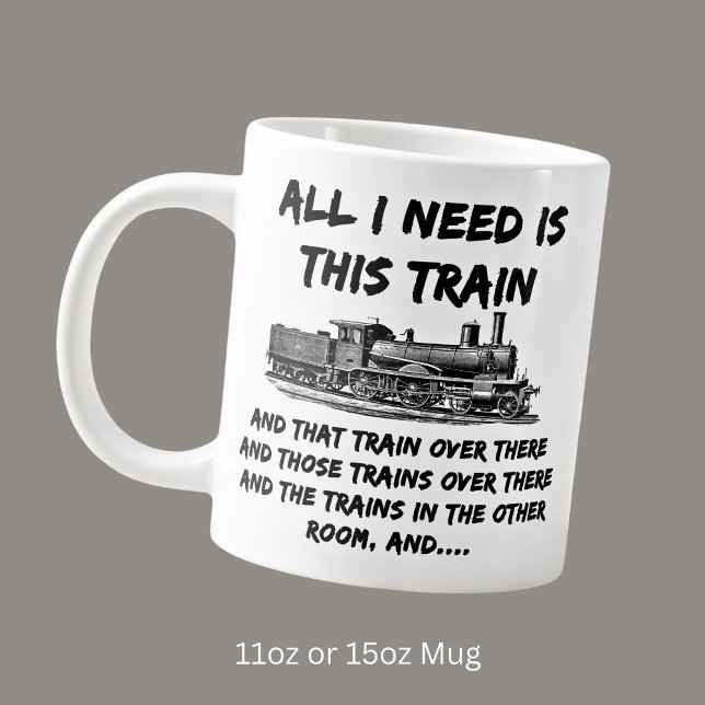 All I Need Is This Steam Train Engine and That One Giant Coffee Mug (Creator Uploaded)