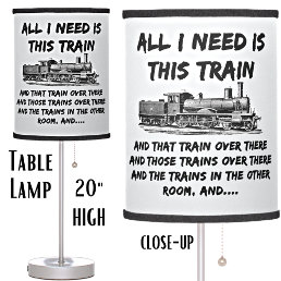 All I Need Is This Steam Train Engine and That One Table Lamp