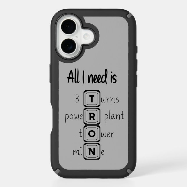 All I need is TRON Speck iPhone Case (Front)