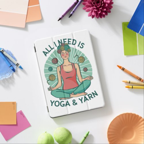 All I need is Yoga and Yarne Phrase iPad Air Cover