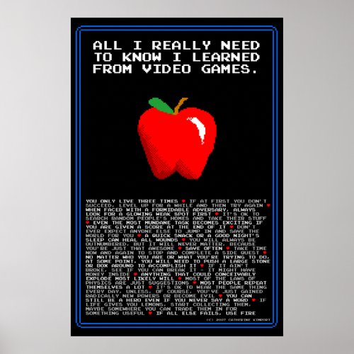 All I Need to Know I Learned from Video Games Poster