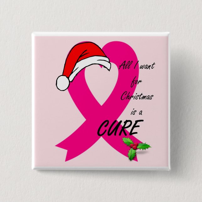 All I want for Chrismas Button (Front)