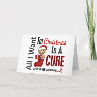 All I Want For Christmas AIDS Holiday Card