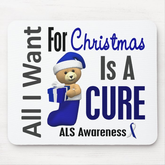 All I Want For Christmas ALS Mouse Pad