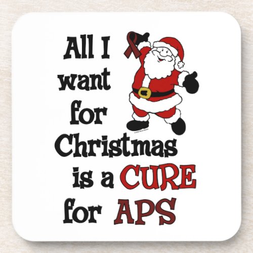 All I Want For ChristmasAPS Drink Coaster