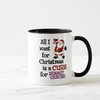 All I Want For Christmas...Breast Cancer Mug