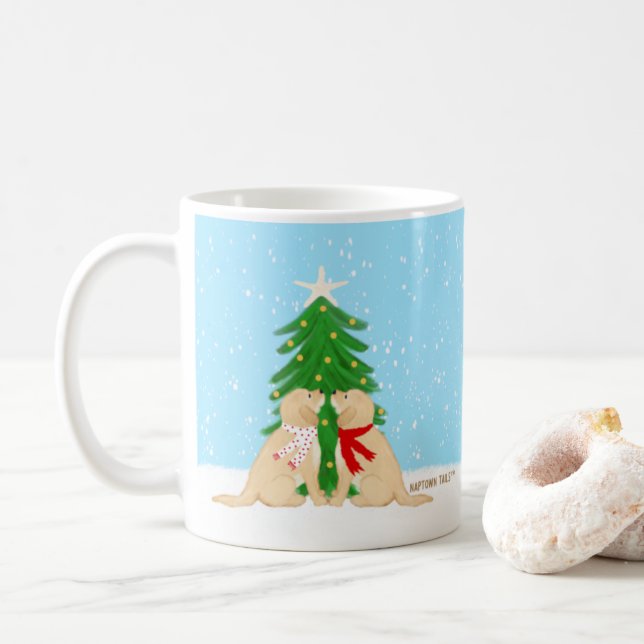All I Want For Christmas Dogs Mug (With Donut)