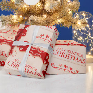 All I Want For Christmas Gift Wrap