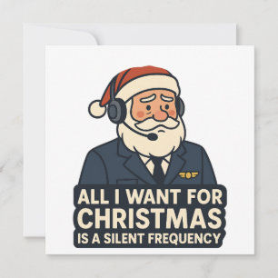 All I Want for Christmas Is a Clear Frequency Air  Invitation