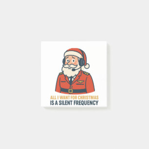 All I Want for Christmas Is a Clear Frequency Post-it Notes