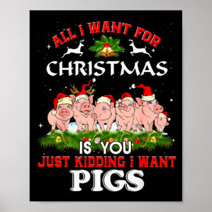 All I Want For Christmas Is A G Ugly Sweater Poster