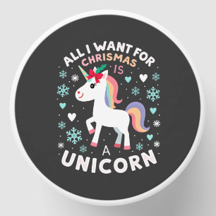 All I Want For Christmas Is A Unicorn Ugly Sweater Mini Candle Favors