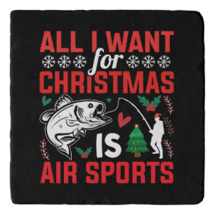All I Want For Christmas is Air Sports Trivet