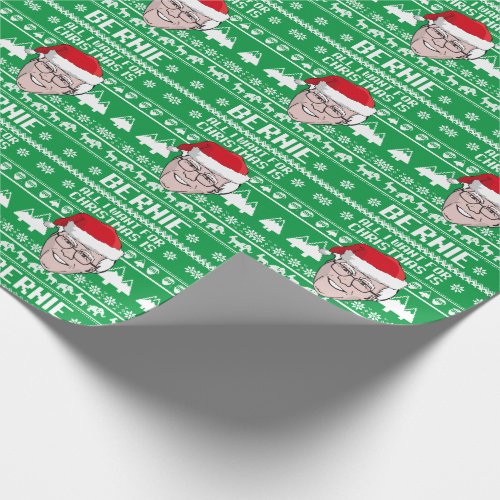All I want for Christmas is Bernie Sanders Wrapping Paper