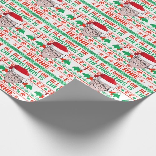All I want for Christmas is Bernie Sanders Wrapping Paper